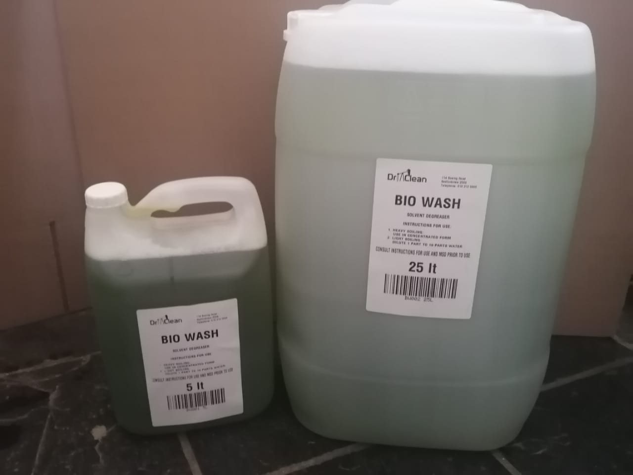 Bio Wash containers