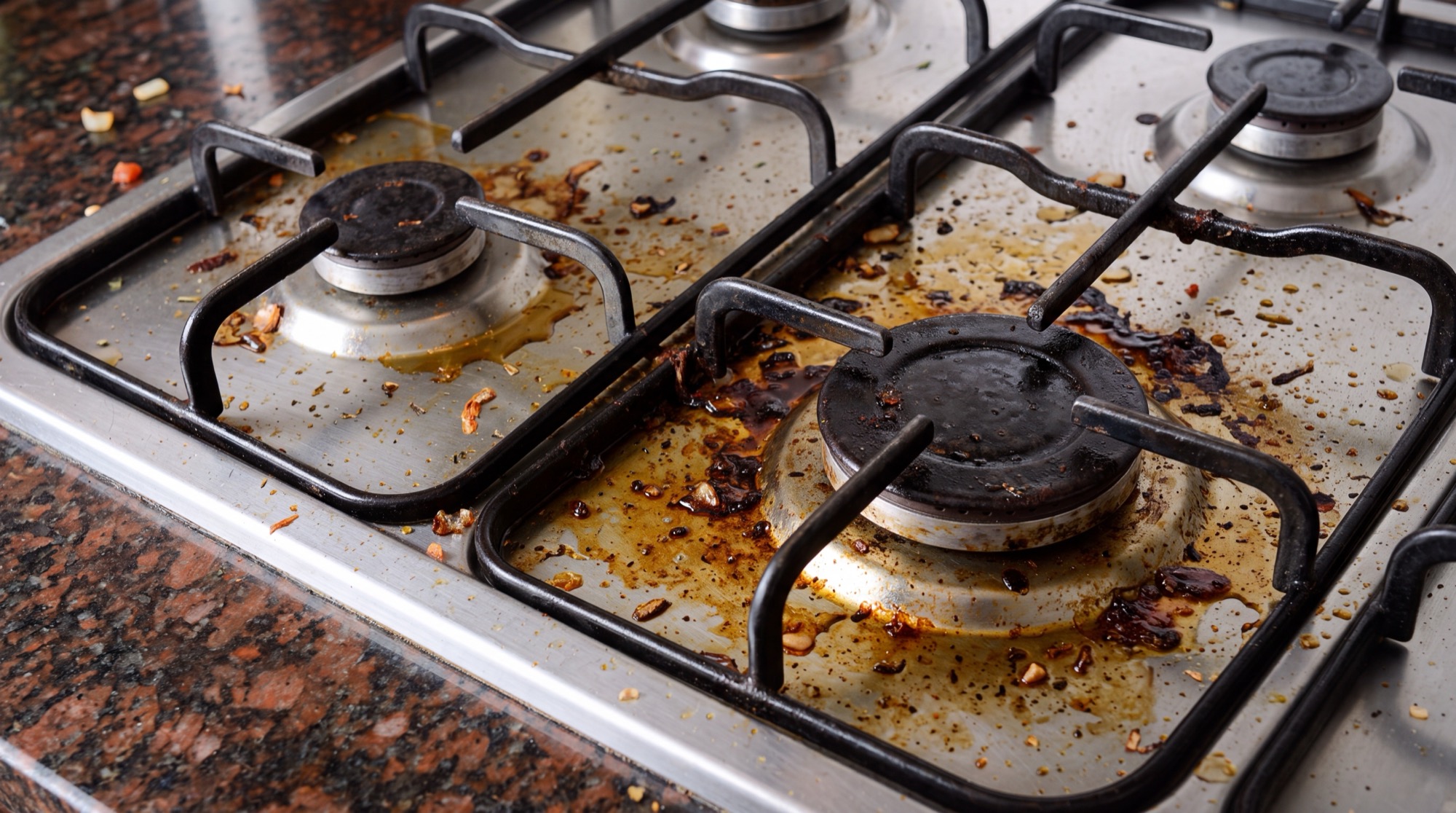 Cooking equipment cleaning